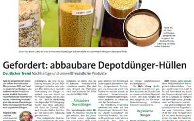 TASPO article – Required: degradable coated fertilizer coatings